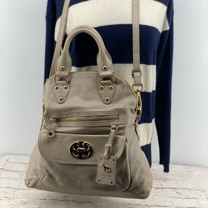 Emma Fox Classics Lily LG Foldover Tote EUC BIN11